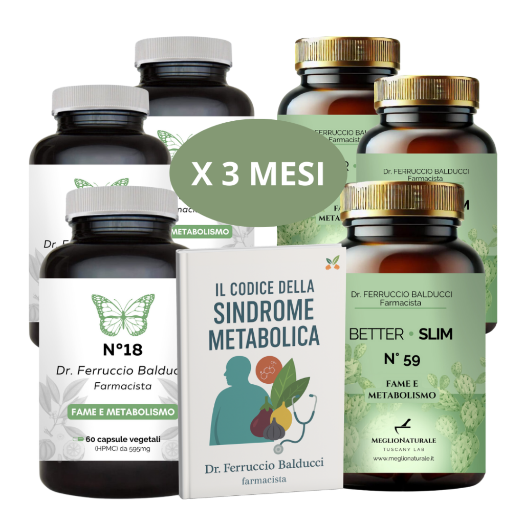 Pacchetto 3 mesi: 3x N.18 + 3x Better Slim N.59