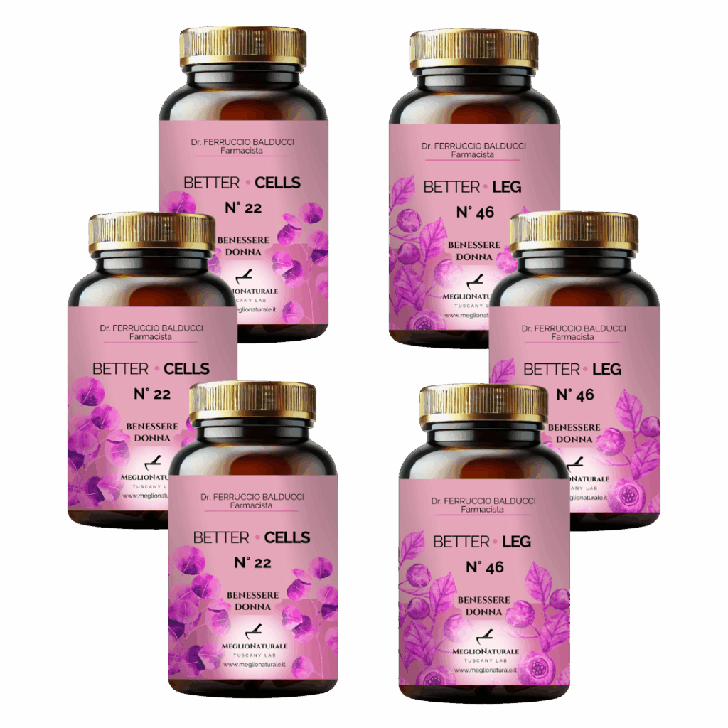 Trattamento 3 mesi Cellulite Better Cells - N.22 e Better Leg N.46