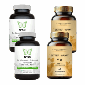 Trattamento 2 mesi Energia e Memoria: Memoria Top N.50 e Better Sport - N.55